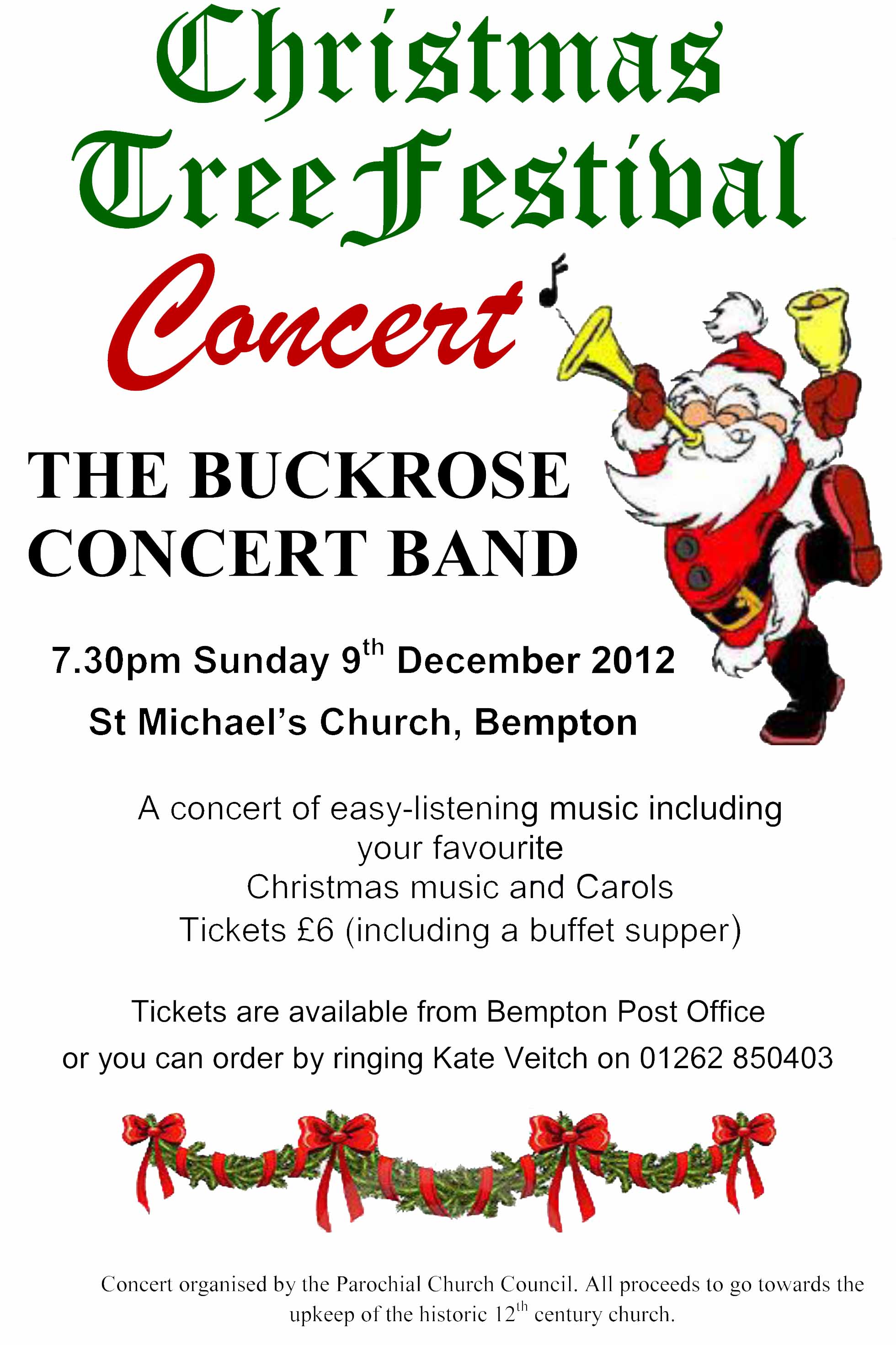 Bempton Church Christmas Charity Concert Buckrose Concert Band